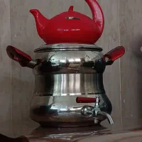 کتری و قوری استیل و قوری تک