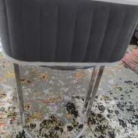 میز دونفره ناخن رنگ پارچه طوسی