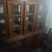 بوفه و ویترین چوبی