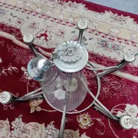 لوستر ۶شاخه استیل مشگی