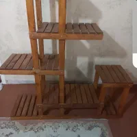 گلدان چوبی