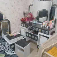 سرویس خواب میز ارایش با دوتا پا تختی