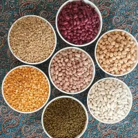 حبوبات ارگانیک و انواع سبزی کوهی