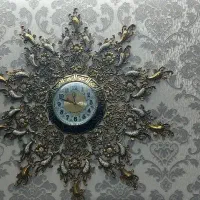 ساعت دیواری برنجی