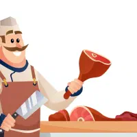 قصاب جوان، باحوصله، تمیزکار و منصف