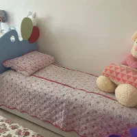 سرویس خواب بزرگسال بهارنارنج تخت کمد تشک ابری هدیه