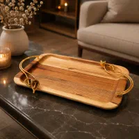 سینی چوبی لیلیوم و ستاره