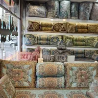 شاه نشین فرشینه ترمه اصل یزدمثلثی لمکده23456