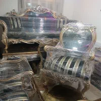 مبل و نهار خوری تمام چوب