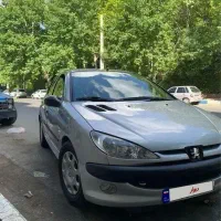 پژو206 مدل 1388 بدون رنگ