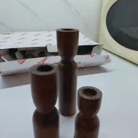 شمعدان چوبی ترک
