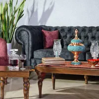 مبل چستر فیلد اصل تمام لمسه دستی شرکتی 7نفره