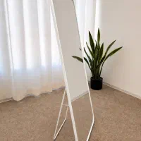 آینه قدی اقساطی پایه‌دار فلزی سایز 80×180
