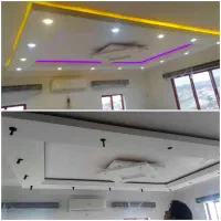 کناف پیش ساخته نورمخفی اجرا سریع بدون کثیف کاری