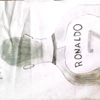 نقاشی سیاه قلم عکس با کم اسکنر گرفته شده