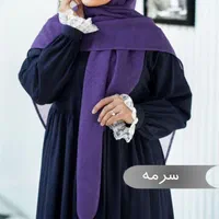 مانتو عبایی زنانه مشکی کد pld656098