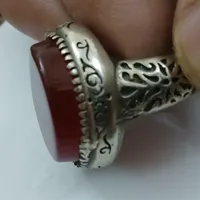 انگشتر نقره نگین یمن اصل پرتقالی|جواهرات|تهران, جوادیه|دیوار