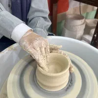 کلاس سفالگری چرخ