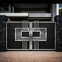 درب باغی . پارکینگی. حفاظ. گوزنی .آکاردئونی