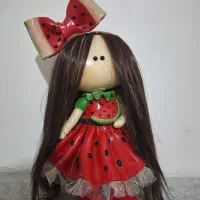 عروسک روسی یلدایی خمیری