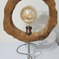 آباژور و چراغ خواب چوبی