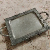 ۲ عدد سینی چدنی