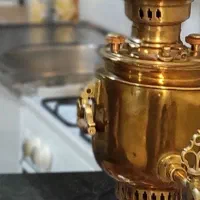 سماورزغالی نیکالای روس عتیقه سایز کوچک قدمت ۲۰۰سال