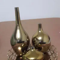 دکوری رومیزی همراه با سینی اینه ای
