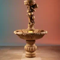 آبنما بتنی مدل خانگی کوچک
