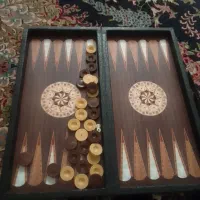 تخته نرد چرمی نو
