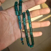 تسبیح سندلوس سبز آبی