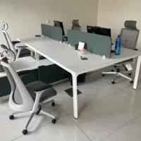 میز کار گروهی ۴ نفره جلیس با پارتیشن
