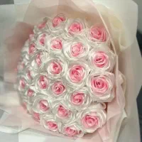 دسته گل روبانی مصنوعی