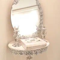 آینه و شمعدان برنج