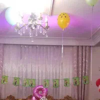 پرده3در3با والان پتینه خیلی نو