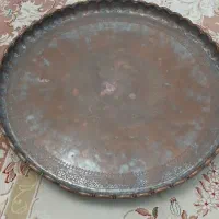سینی مسی دست‌ساز و قدیمی