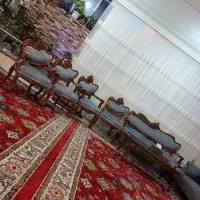 مبل استیل 7نفره نو نو