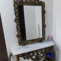 آینه کنسول برنج
