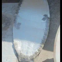 آیینه شمعدان و پایه برنجی