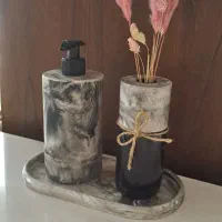 جا صابون و مایع دستشویی سرویس بهداشتی