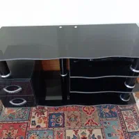 میز تلویزیون شیشه ای