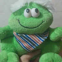 عروسک قورباغه پیرمرد و پیرزن یک جفت