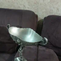 ظرف میوه خوری فلزی سیلور
