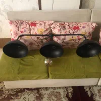 لوستر کاسه ای با چراغ ادیسونی