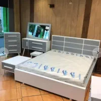 سرویس تخت خواب کامل و میز آرایش وپاتختی و تشک
