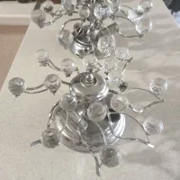 لوستر سقفی کریستالی اصل شیک نو چراغ نور فروشی