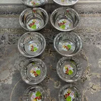 لگن و ابکش استیل ۱۲ پارچه یونیک