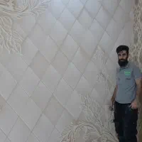 نصاب نصب کاغذ دیواری