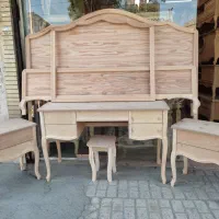 سرویس خواب کلاسیک فرانسوی چوب باکیفیت ودرجه۱