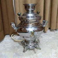 سماور گازی استیل 8لیتری تمیز